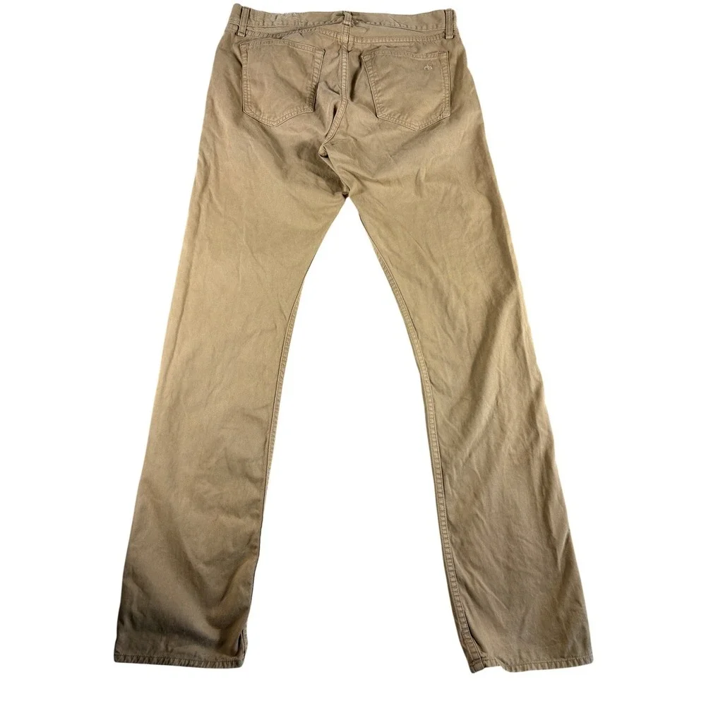 Rag & Bone Standard Issue Fit 3 Pants Mens 33 Khaki Rugged Durable Slim Straight